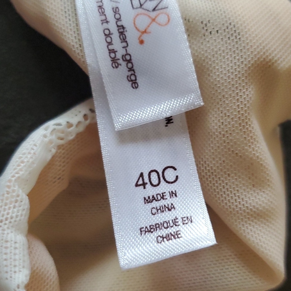 Gillian & O'malley Elegant Cream Lace Bra Size 40C - Picture 8 of 8